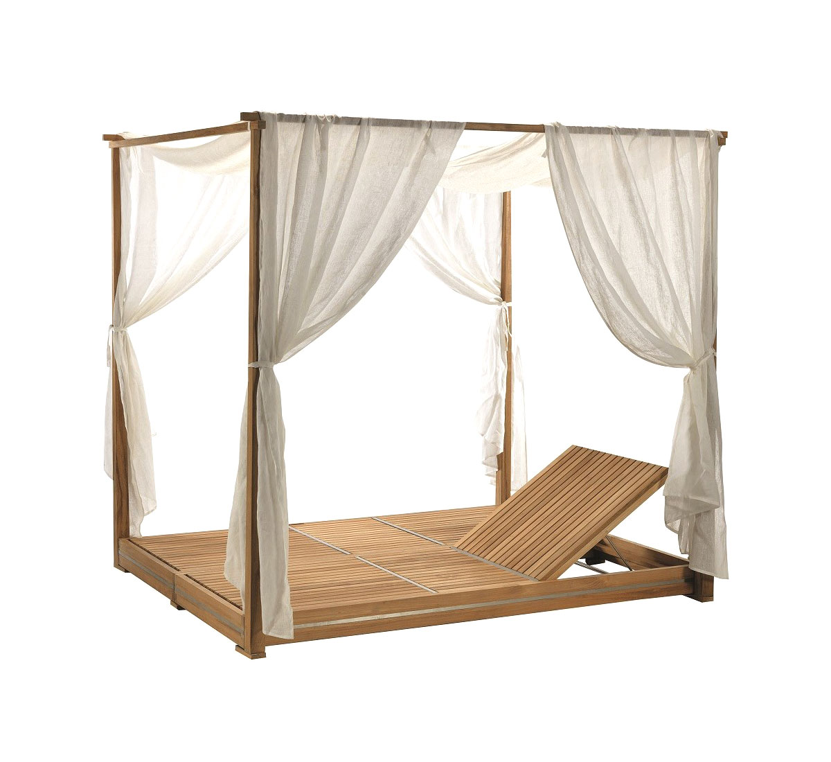 Кушетка Ethimo Essenza Lounge Bed, с балдахином