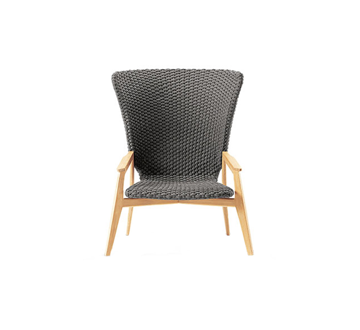Кресло Ethimo Knit, лаунж высокая спинка
