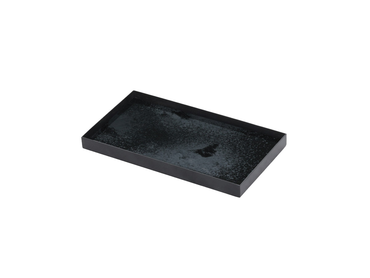 Поднос Ethnicraft Accessories Charcoal Mirror Valet, M
