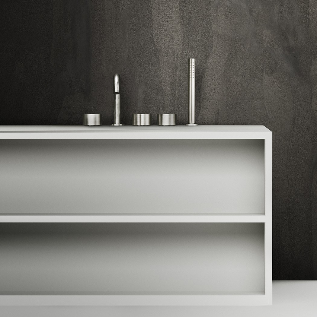 Falper Acquifero A61 Bath Rim Mounted Tap Set
