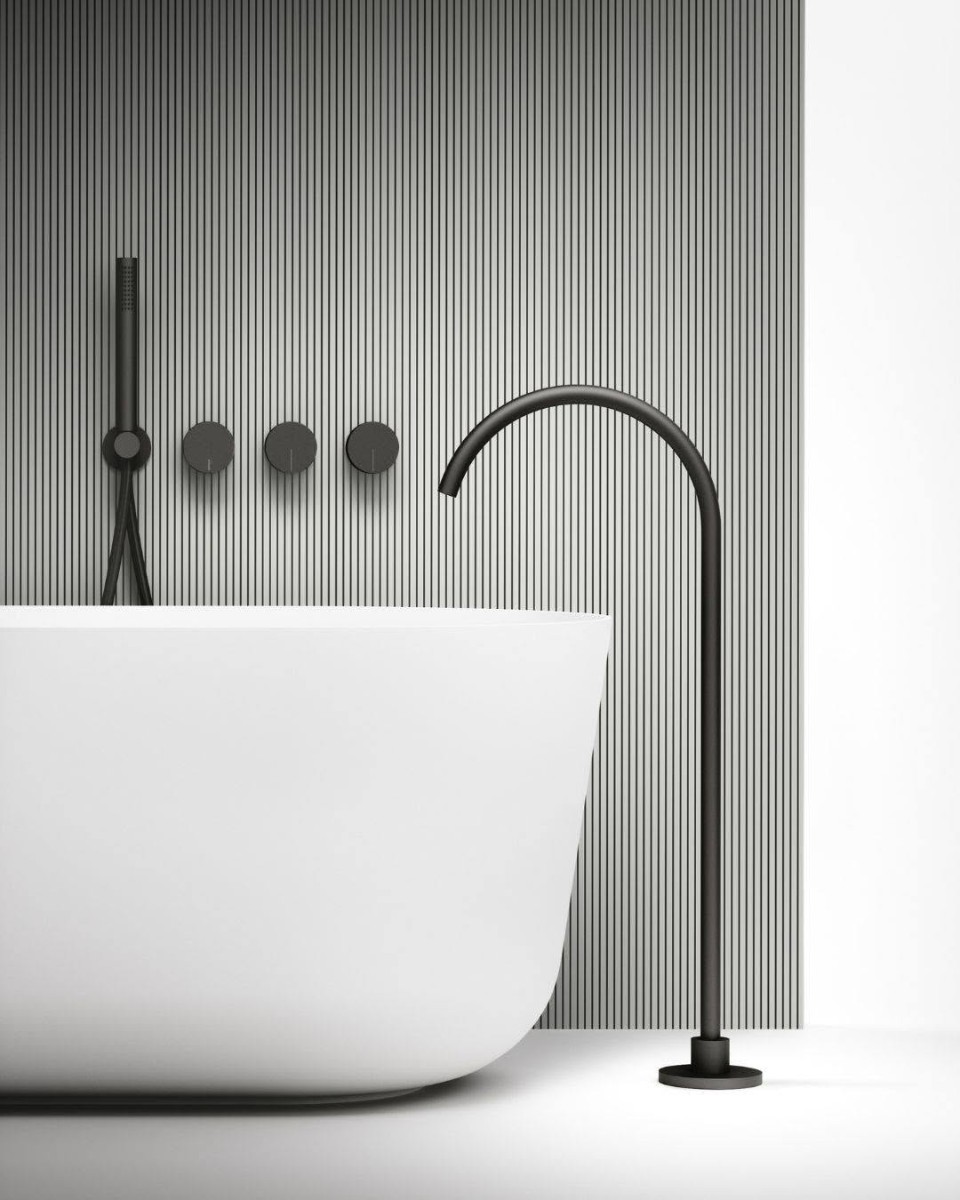 Falper Acquifero A64 Wall Mounted Progressive Mixer With Hand Shower