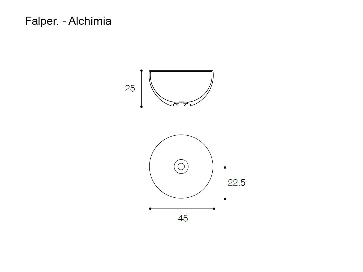 Falper Alchimia Countertop Washbasin