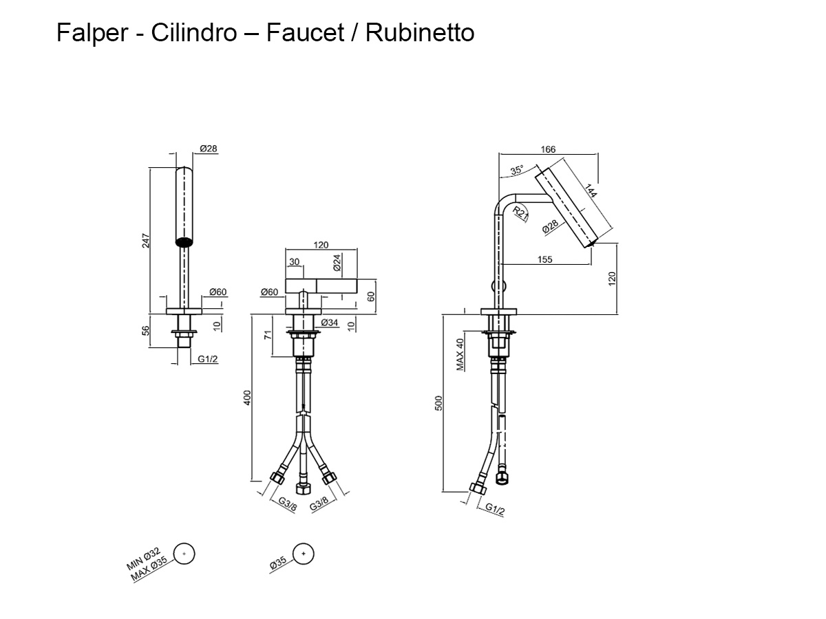 Falper Cilindro Gf5 Faucets