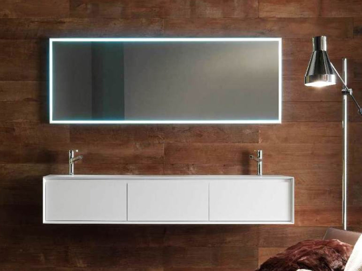 Falper Dxp 160 Mirror With Frame And Led Lighting