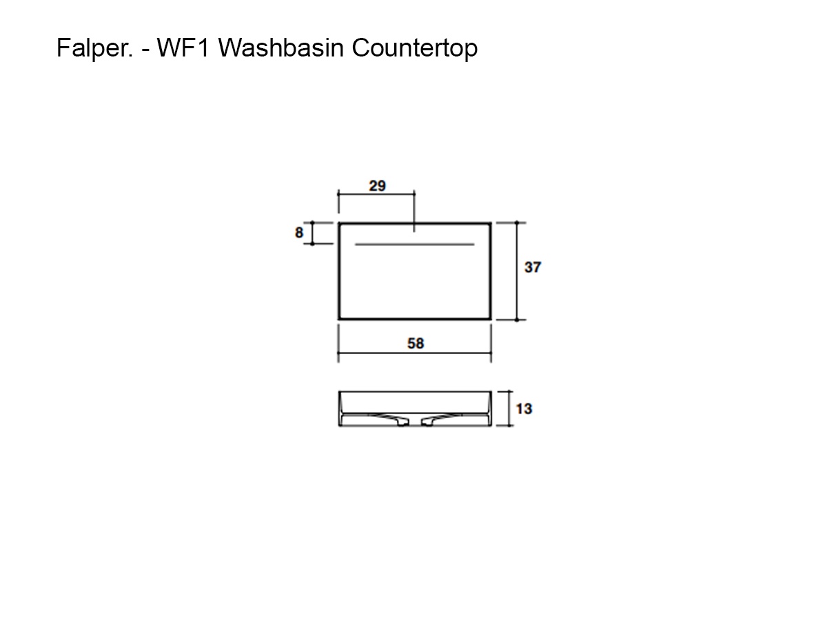Falper Fontana Washbasin Countertop