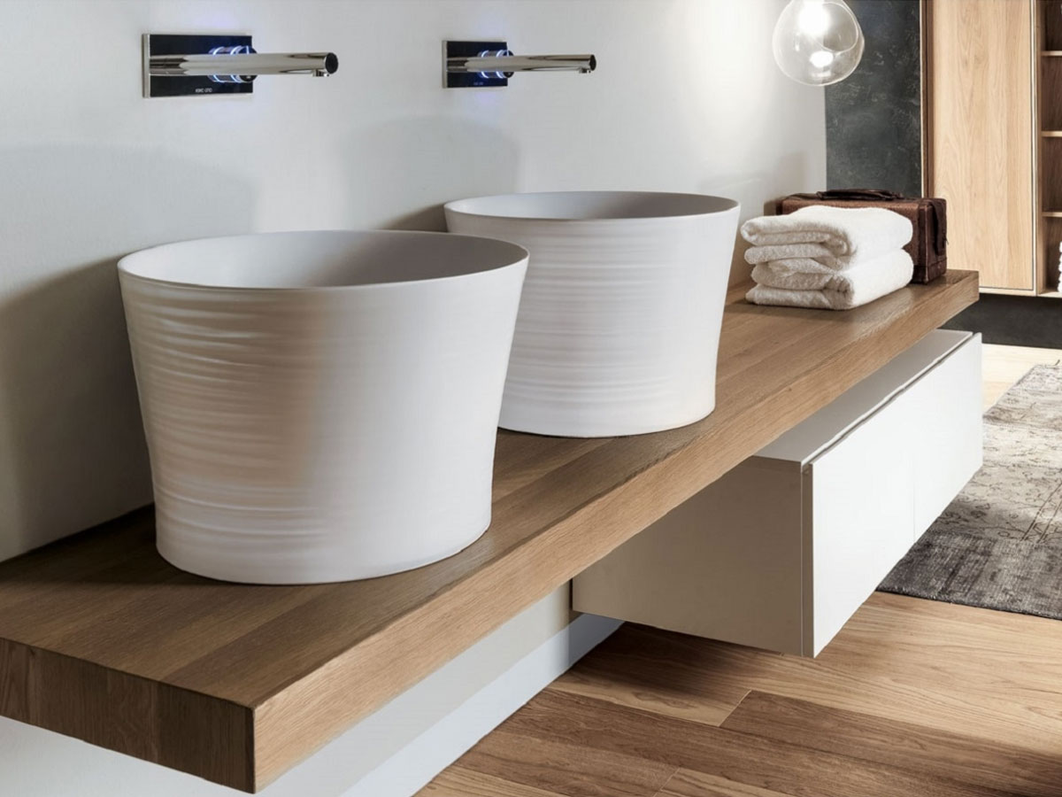 Falper Handmade Round Countertop Washbasin