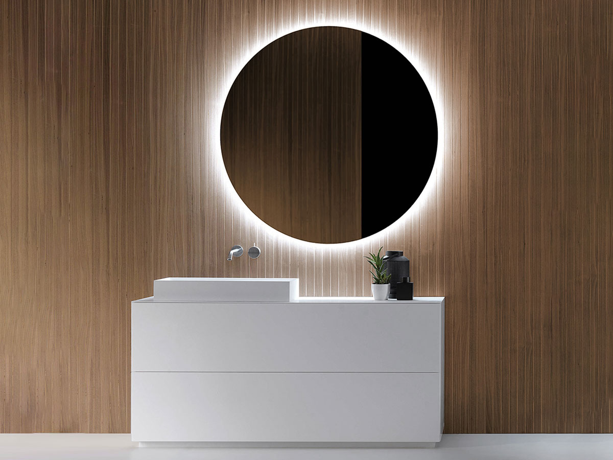 Falper Ledd45 120 Circular Mirror With Lighting