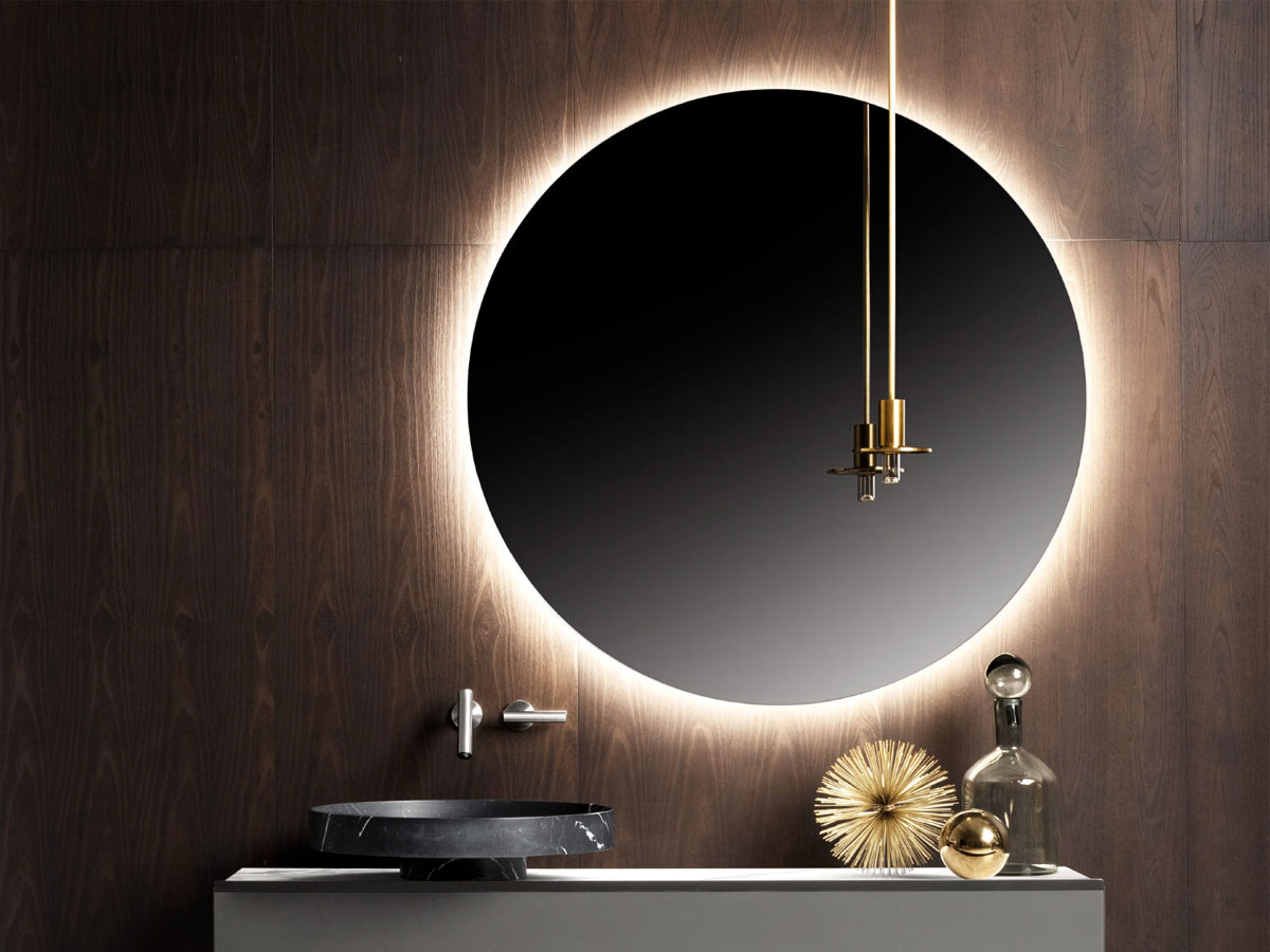 Falper Ledd45 120 Circular Mirror With Lighting