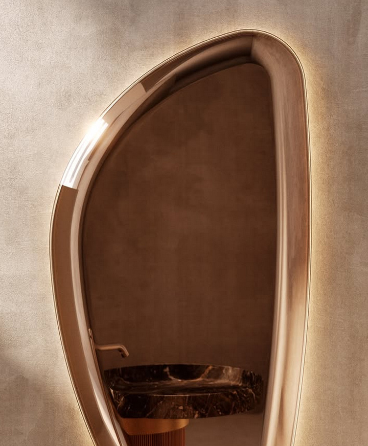 Falper Lens Mirror H 153 Cm