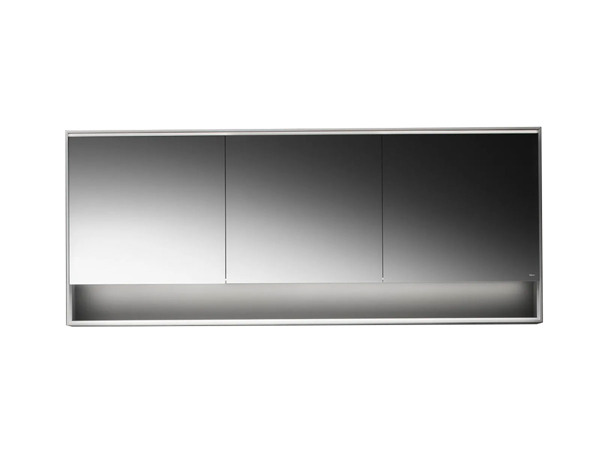 Falper Shape Evo Cabinet Mirror With Open Storage