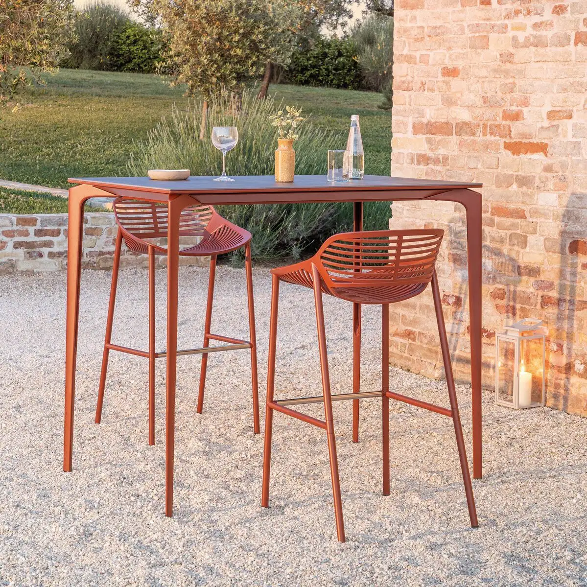 Fast Allsize High Rectangular Table L 130 Cm Outdoor