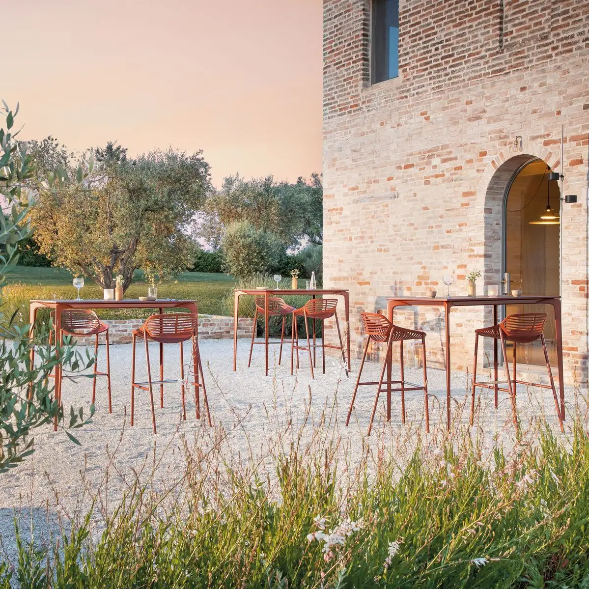 Fast Allsize High Rectangular Table L 130 Cm Outdoor