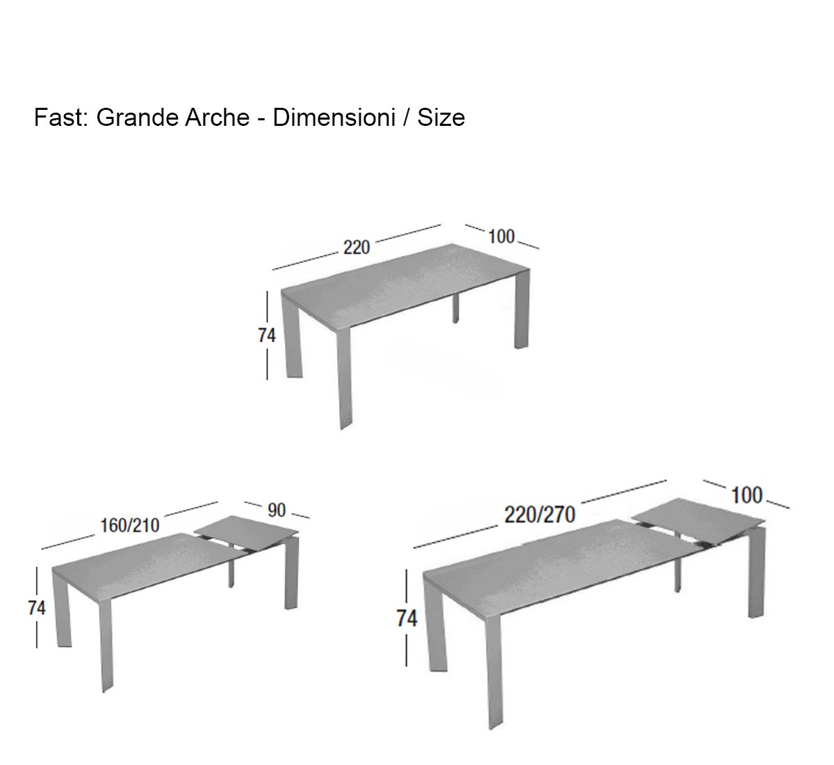 Fast Grande Arche Table