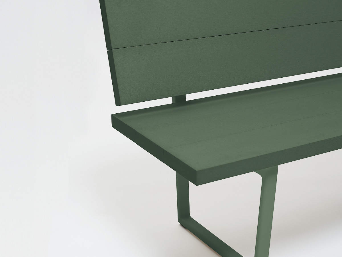 Fast Orizon Bench With Backrest L 130 Cm Outdoor