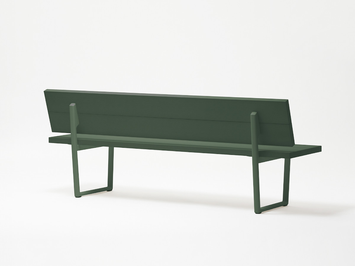 Fast Orizon Bench With Backrest L 195 Cm Outdoor