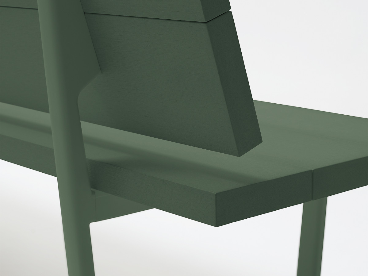 Fast Orizon Bench With Backrest L 195 Cm Outdoor