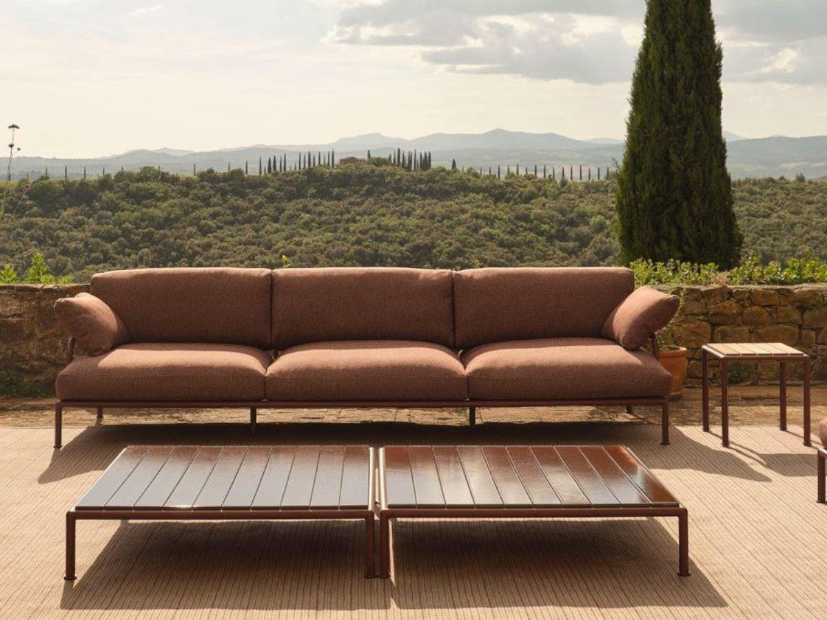 Fast Roe 3 Seater Sofa With Armrests Outdoor