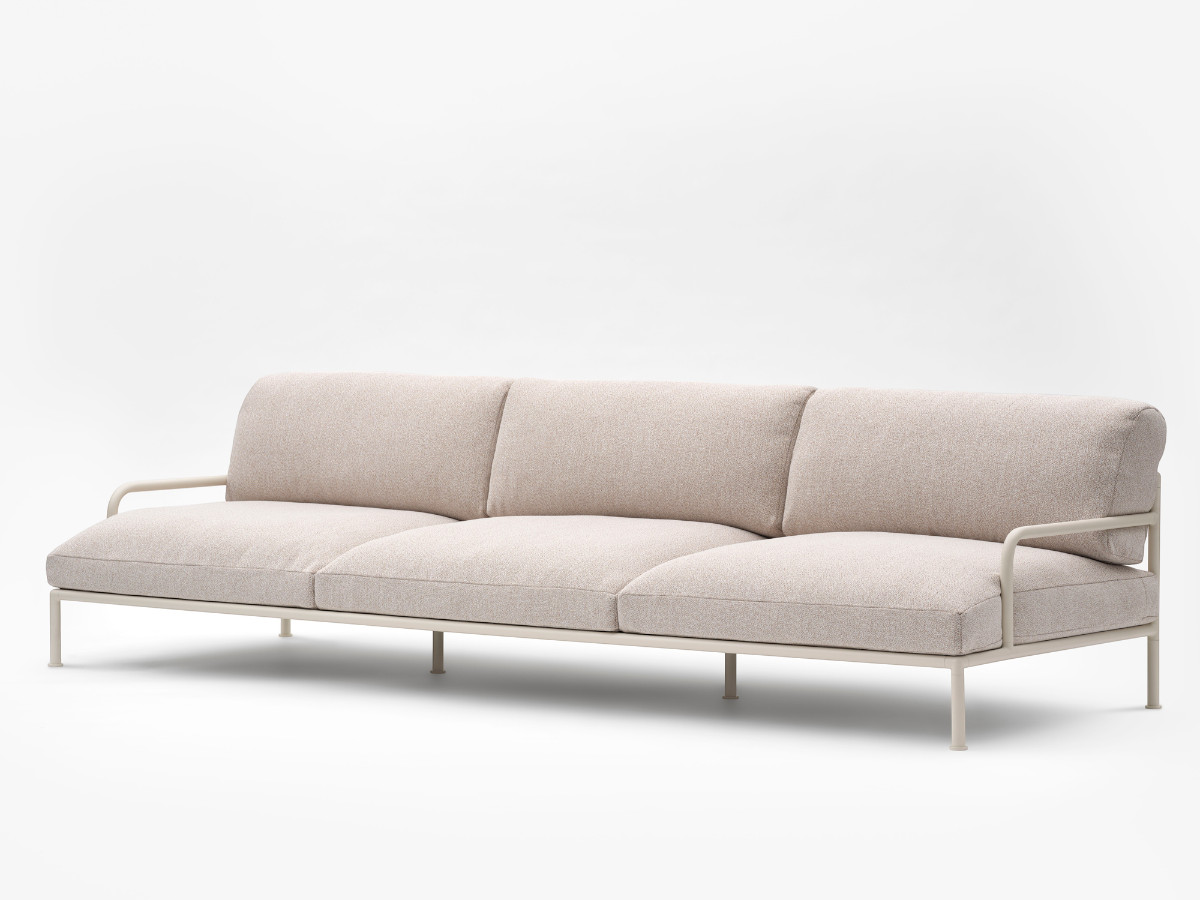Fast Roe 3 Seater Sofa With Armrests Outdoor