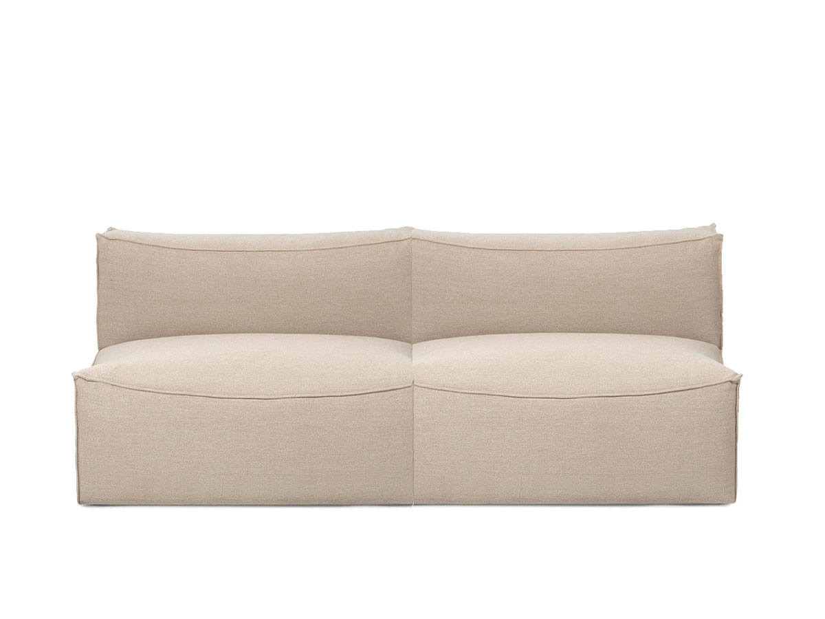 Ferm Living Catena Sofa Linear Composition 2xl100 Rich Linen Natural