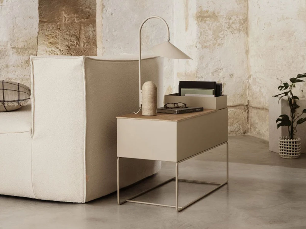 Ferm Living Catena Sofa Linear Composition 2xl100 Rich Linen Natural