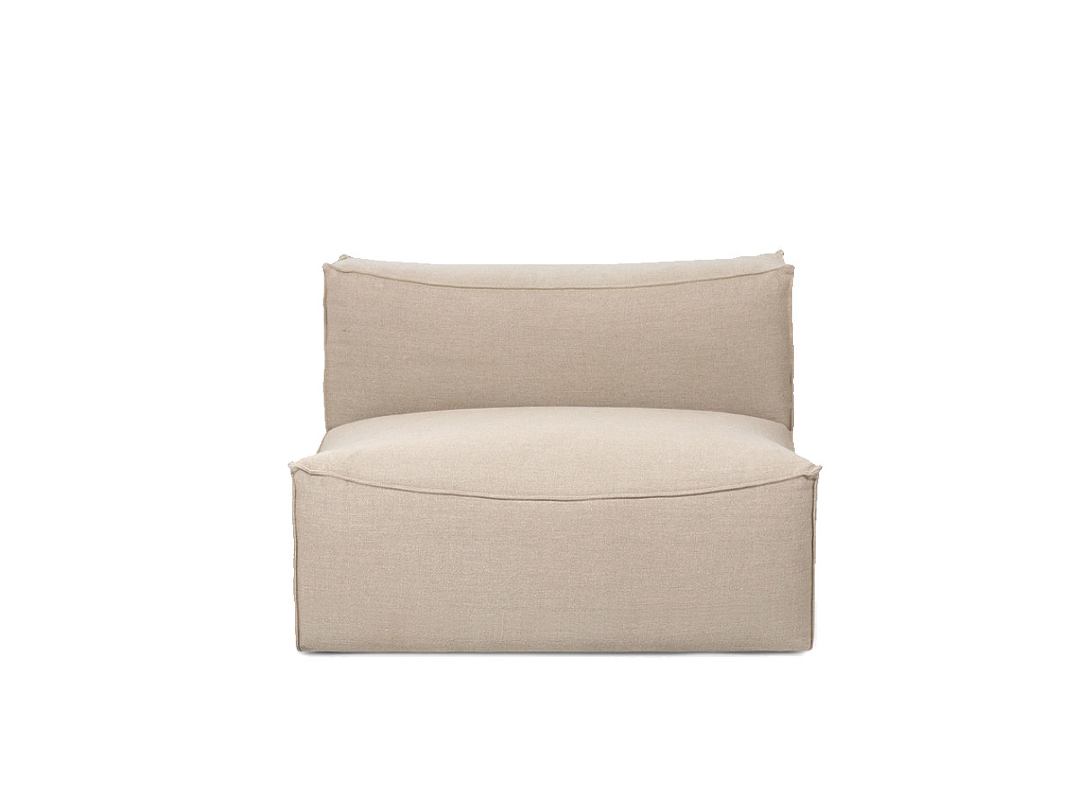 Ferm Living Catena Sofa Linear Composition 2xl100 Rich Linen Natural