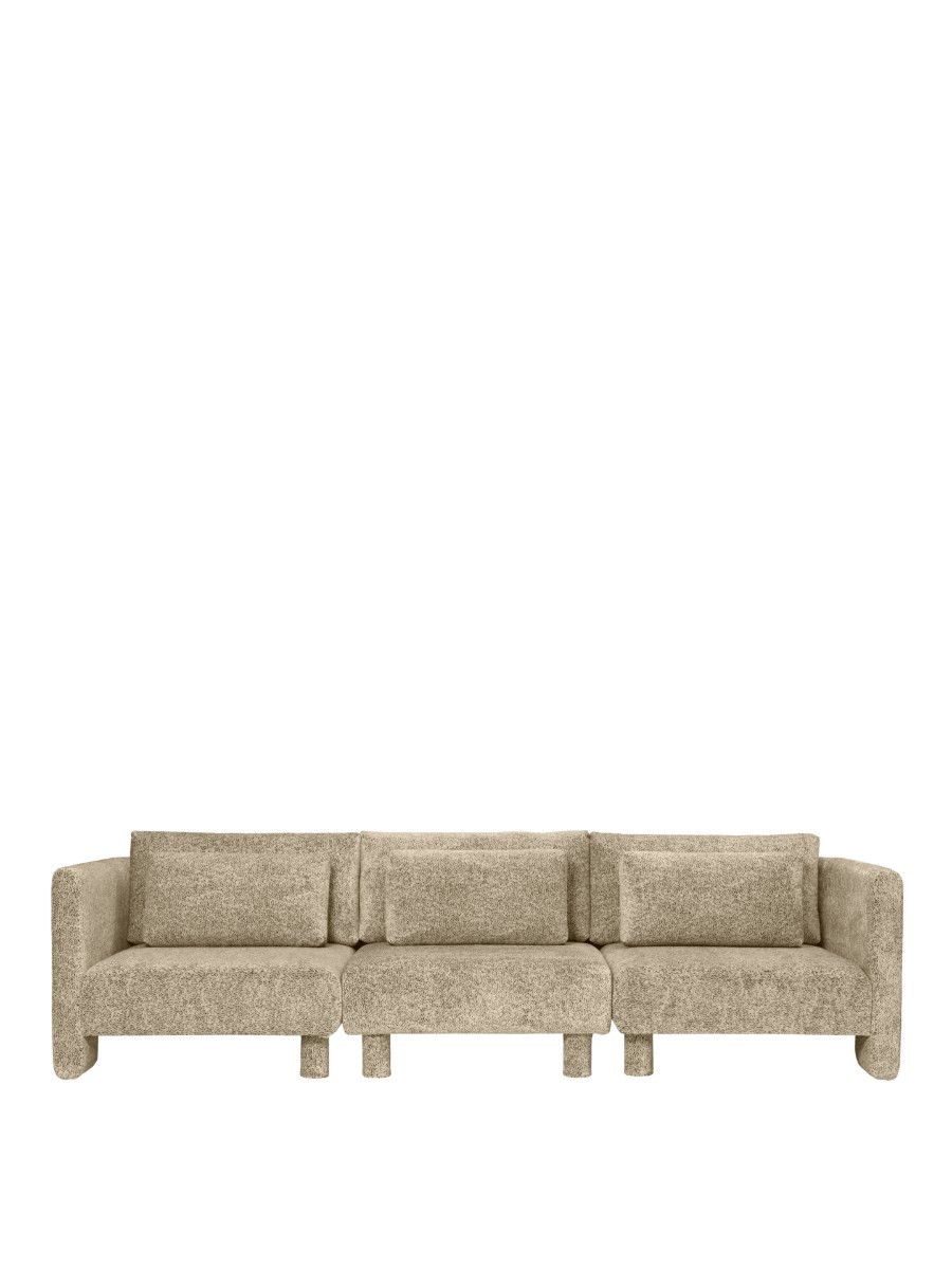 Ferm Living Dase Sofa Armerest End Module Poppy Velvet Butterblack