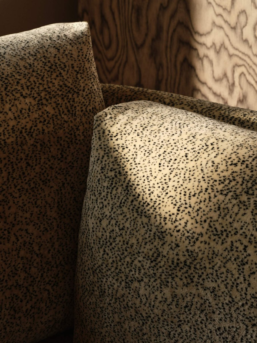 Ferm Living Dase Sofa Armerest End Module Poppy Velvet Butterblack