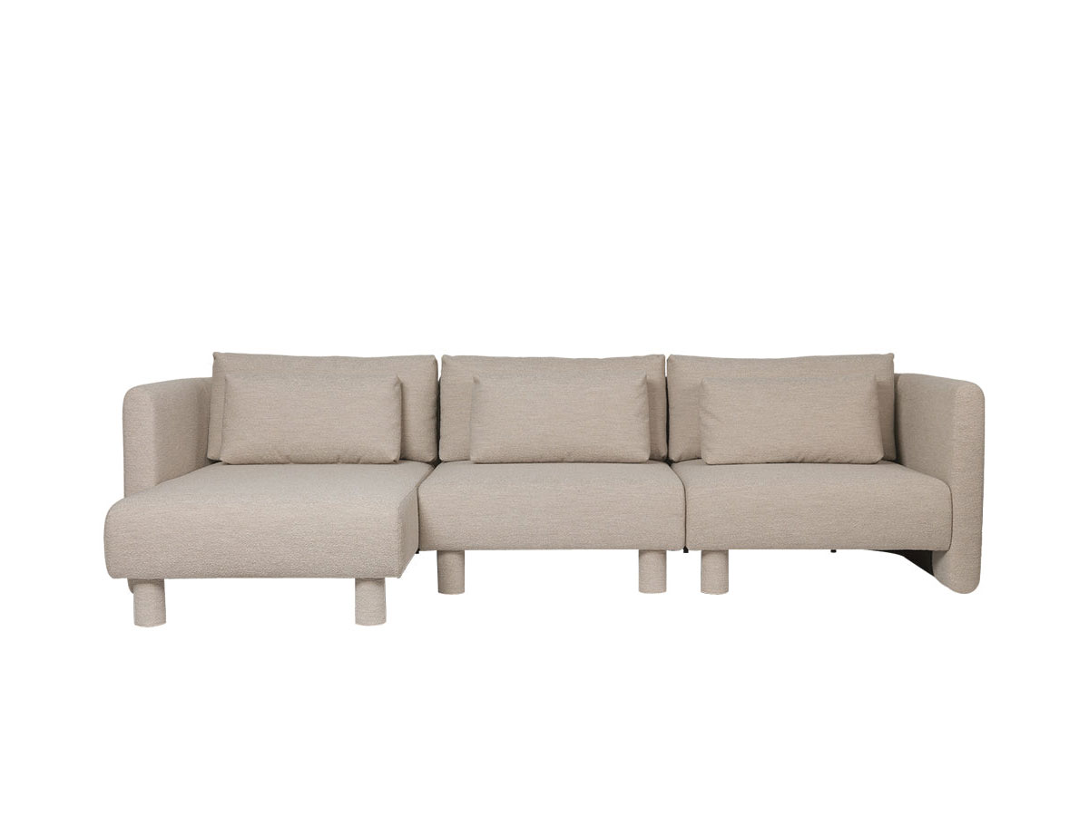 Ferm Living Dase Sofa With Chaise Longue Soft Boucle