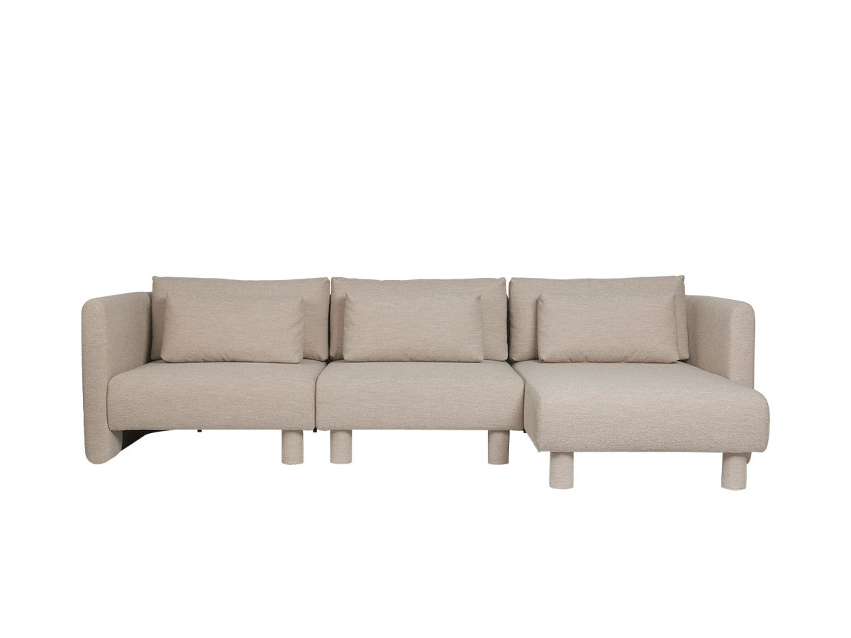 Ferm Living Dase Sofa With Chaise Longue Soft Boucle