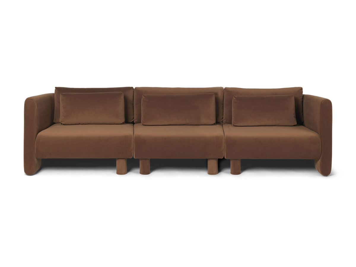Ferm Living Dase Sofa Three Seater 36 Soft Brown 55