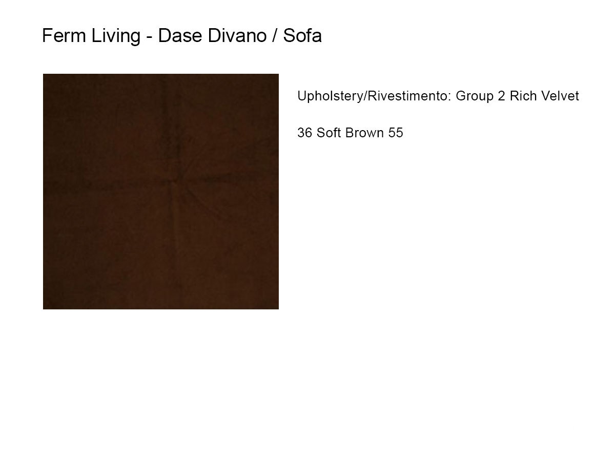 Ferm Living Dase Sofa Three Seater 36 Soft Brown 55