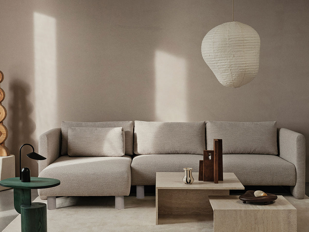 Ferm Living Dase Sofa Corner Soft Boucle