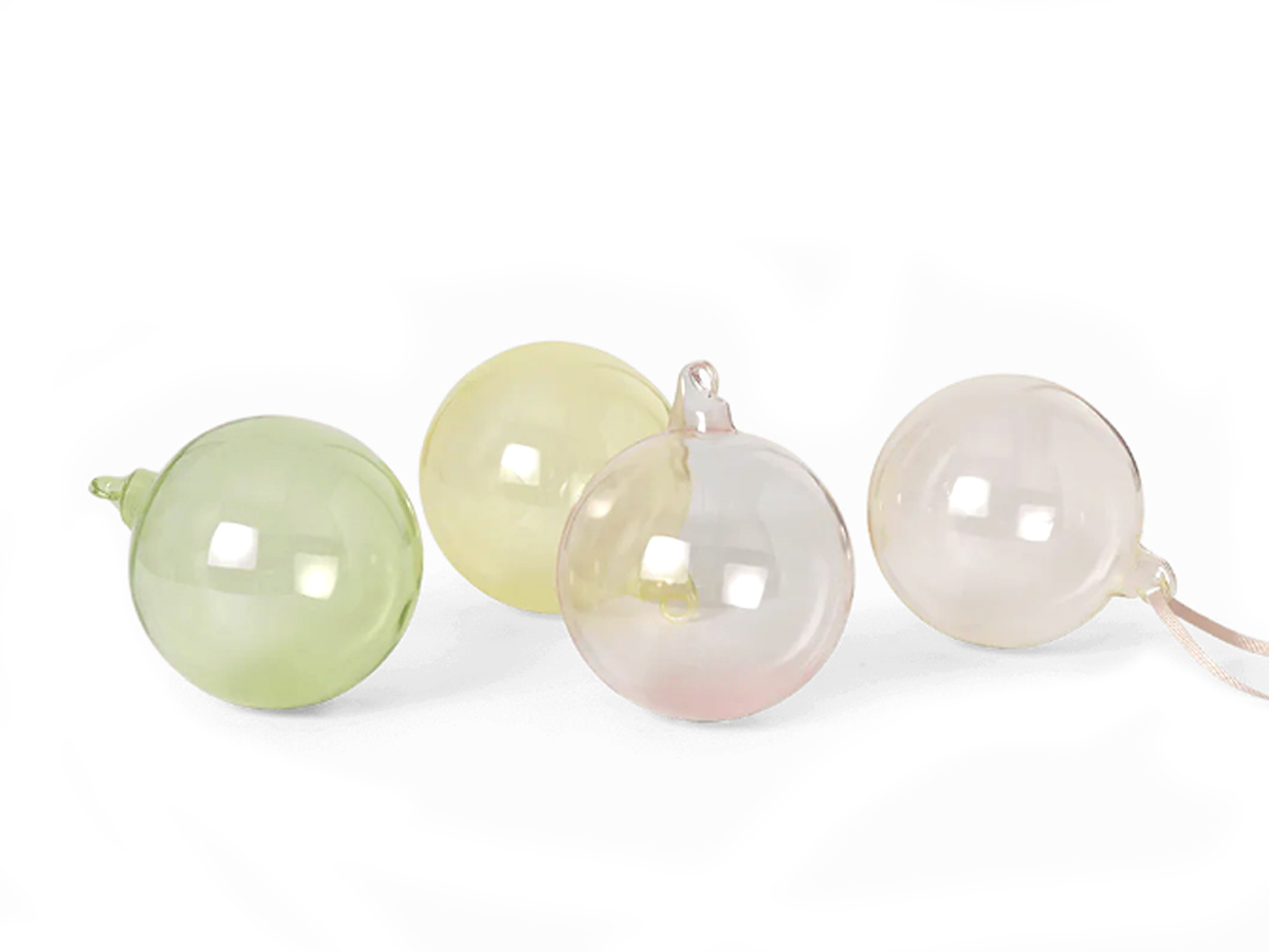 Набор Ferm Living Glass Baubles Sphere Mixed Light L, 4