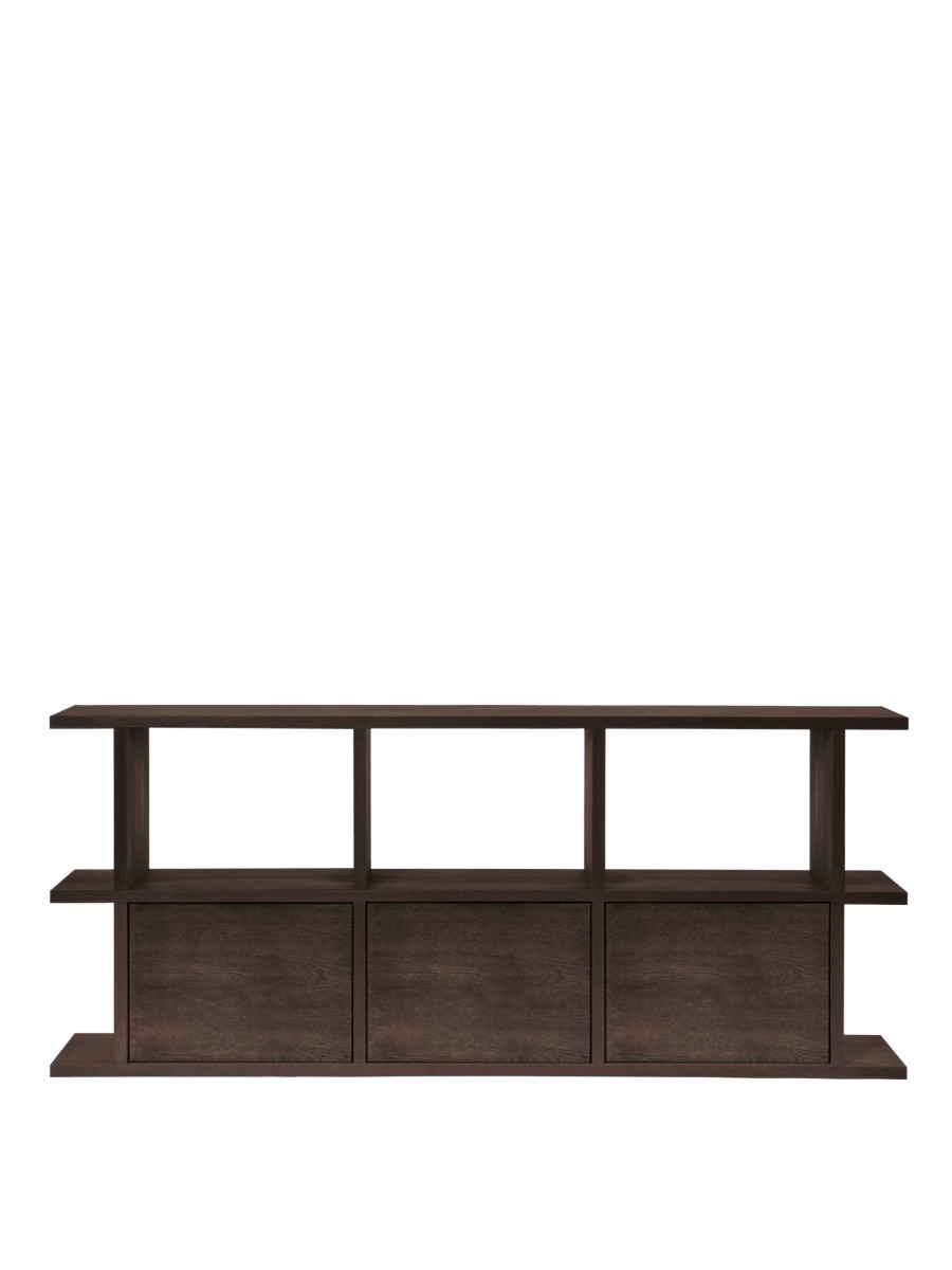 Ferm Living Kona Bookcase 3x2 With 3 Cabinet Inserts