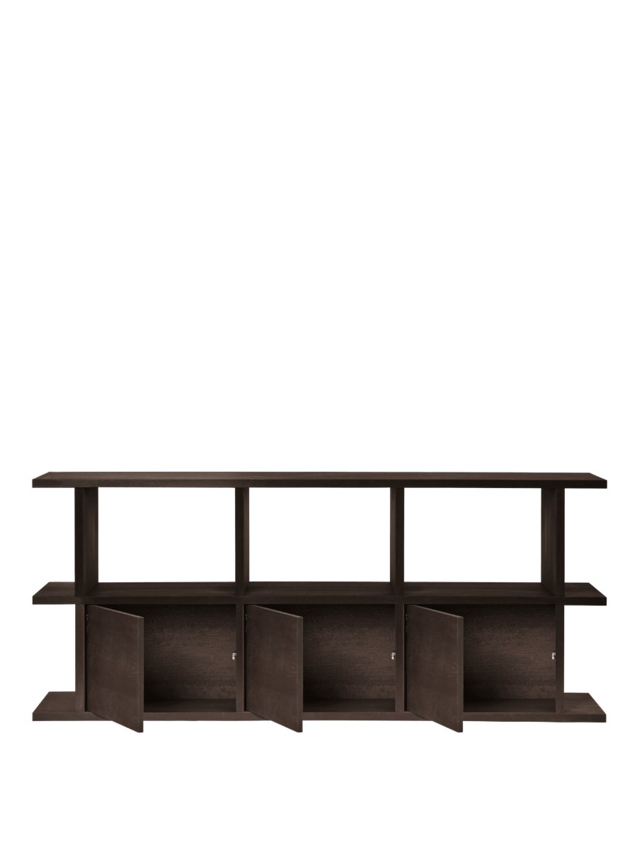 Ferm Living Kona Bookcase 3x2 With 3 Cabinet Inserts