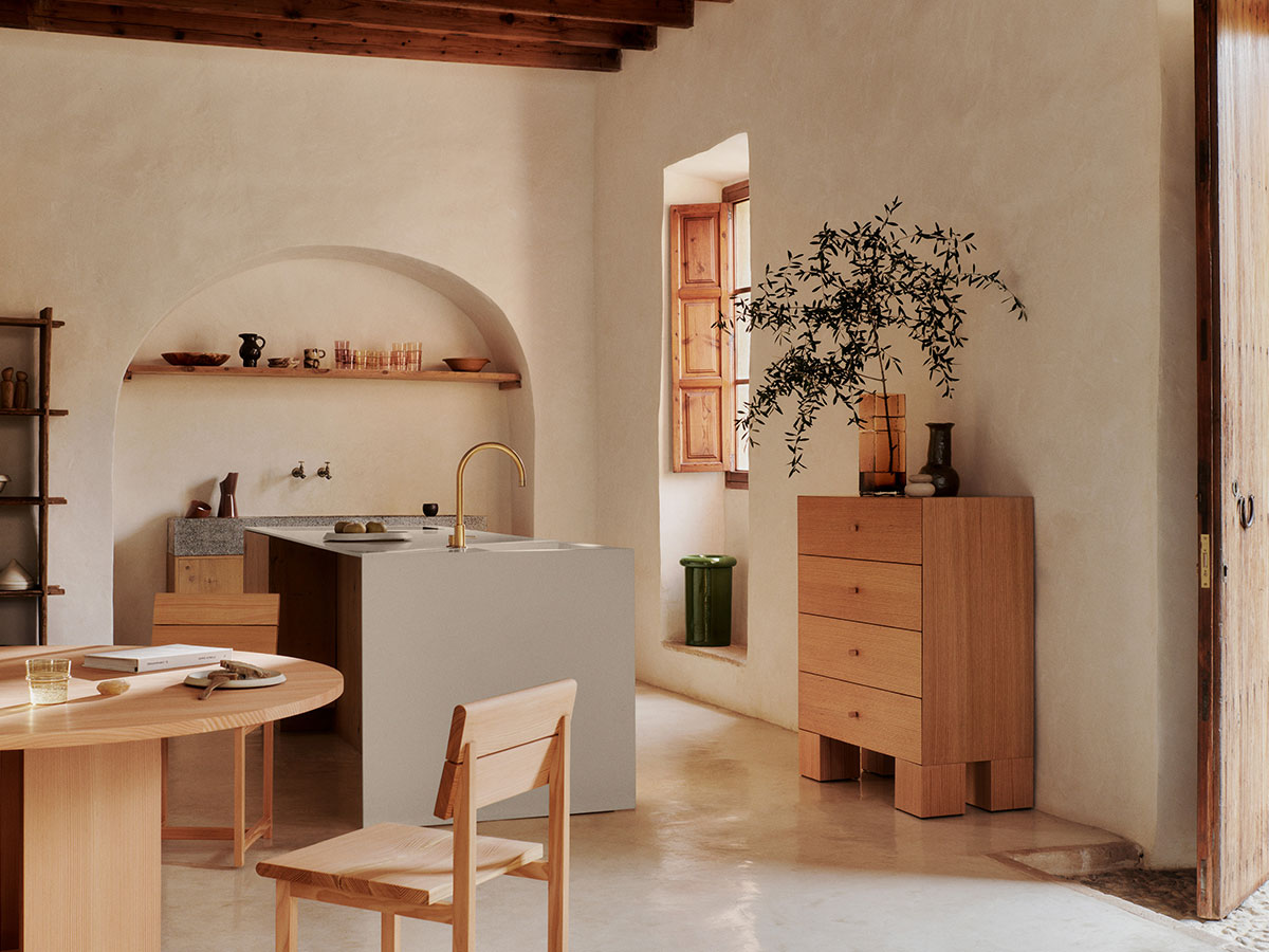 Ferm Living Kuben Drawers 1x4