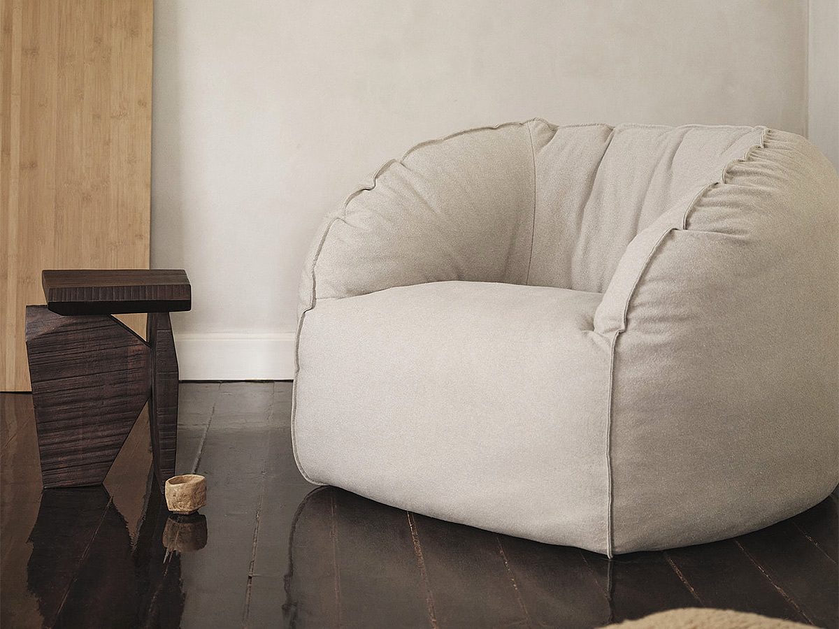Ferm Living Nesten Lounge Chair Re Cotton