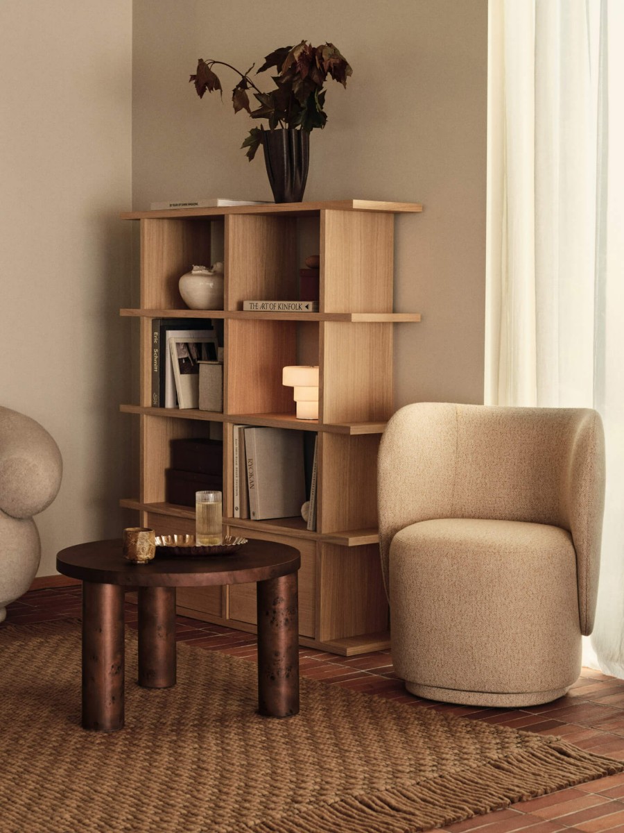 Ferm Living Rico Club Armchair Swivel Base