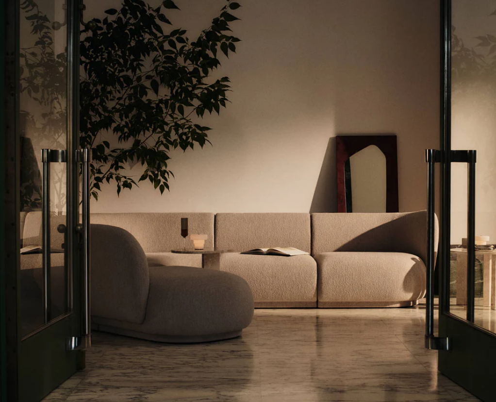 Ferm Living Rico Modular Sofa Soft Boucle