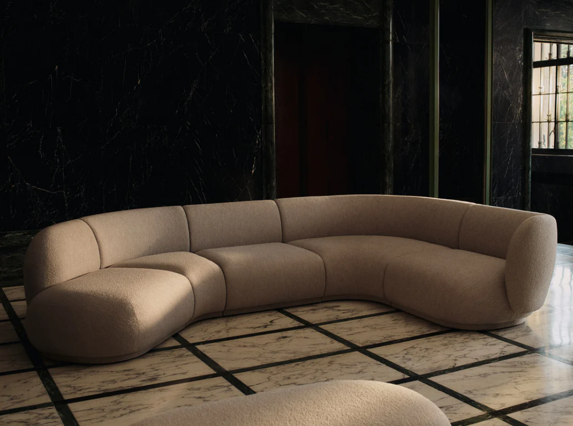 Ferm Living Rico Modular Sofa Soft Boucle