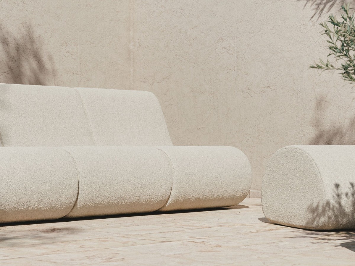Ferm Living Rouli Center Module Pure Boucle