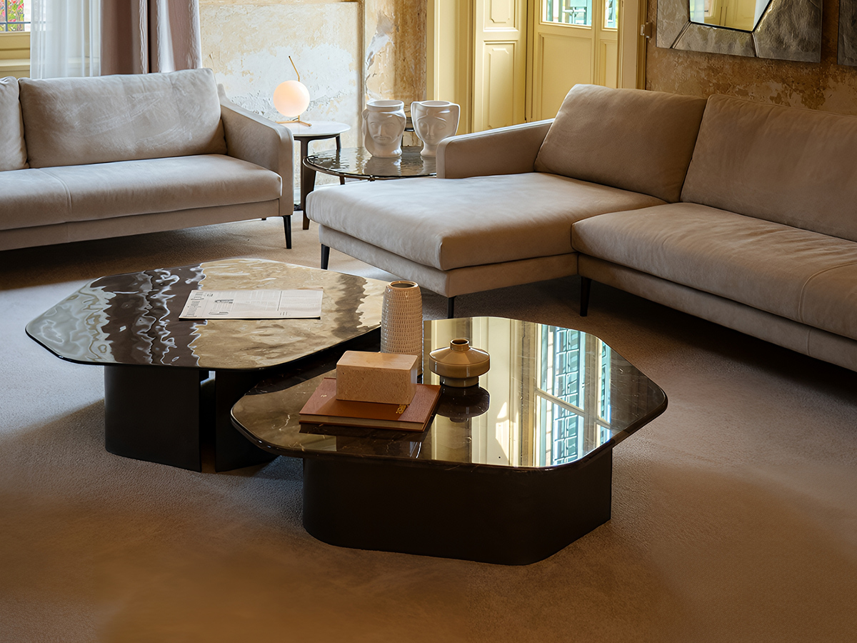 FIAM Asteroids Coffee Table Marble Top