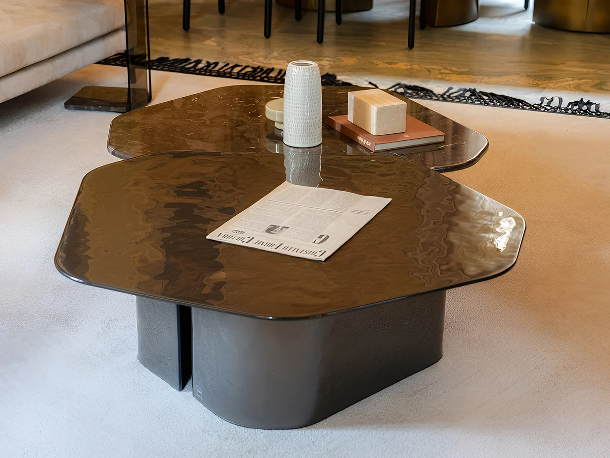 FIAM Asteroids Coffee Table Glass Top