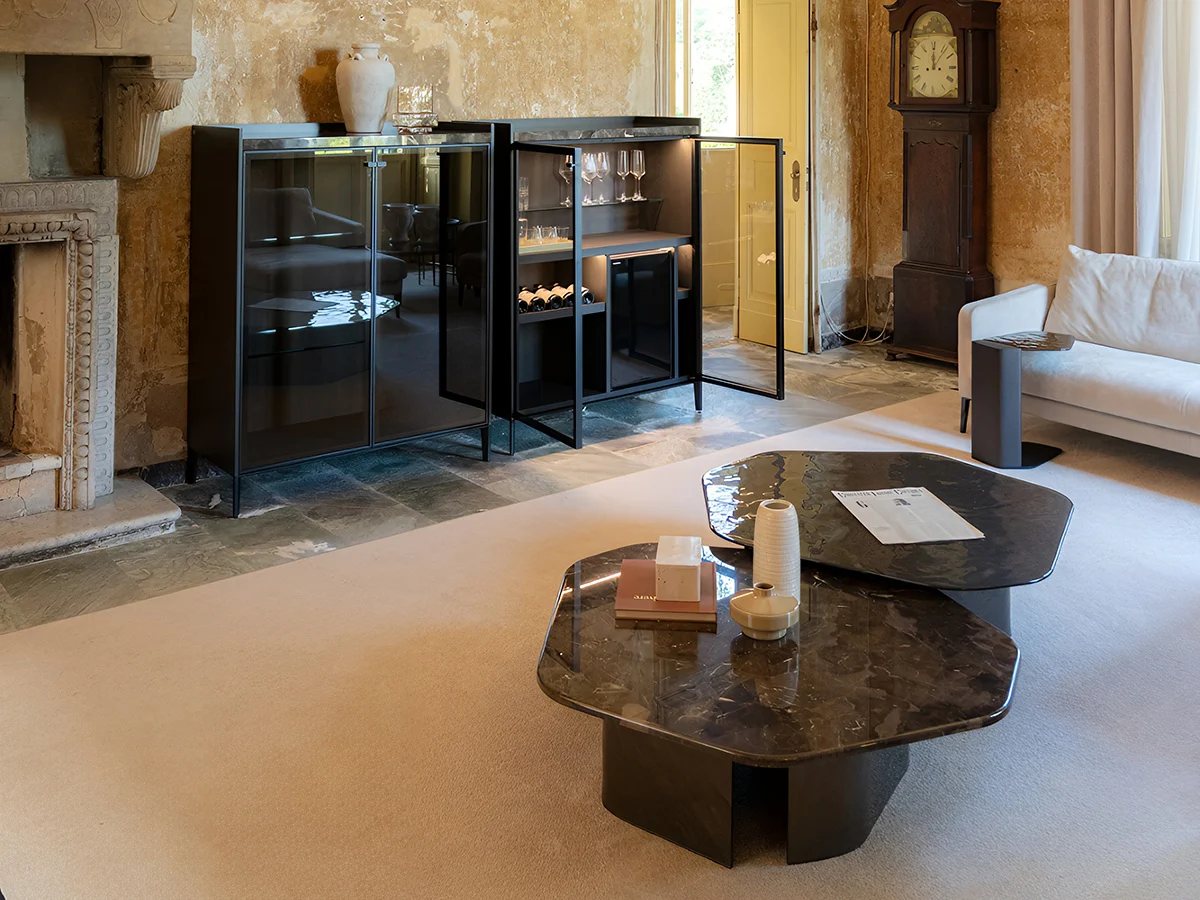 FIAM Asteroids Coffee Table Marble Top