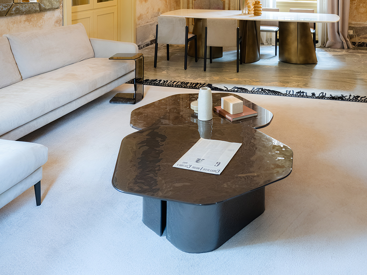 FIAM Asteroids Coffee Table Marble Top