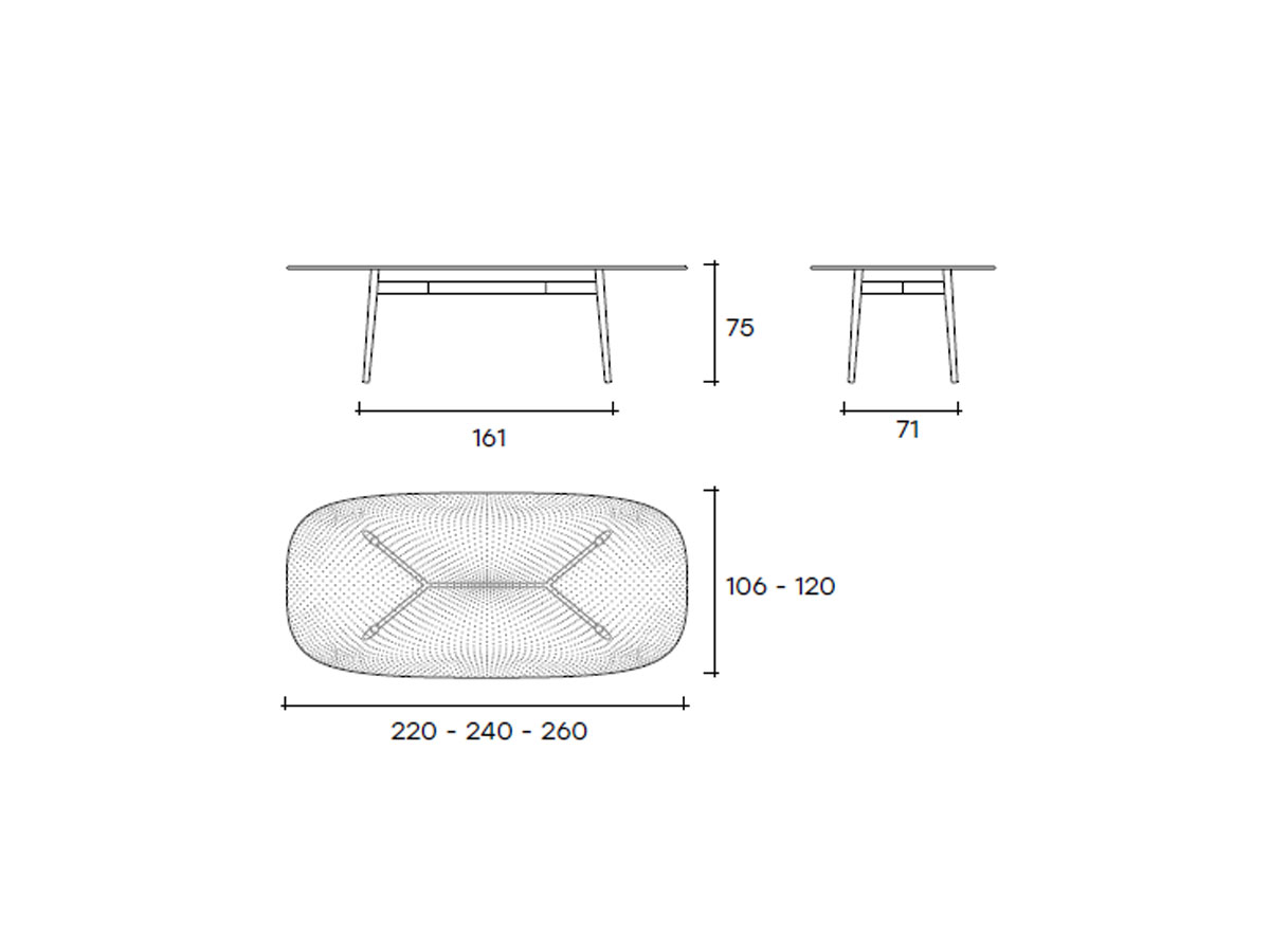 FIAM Coral Beach Table