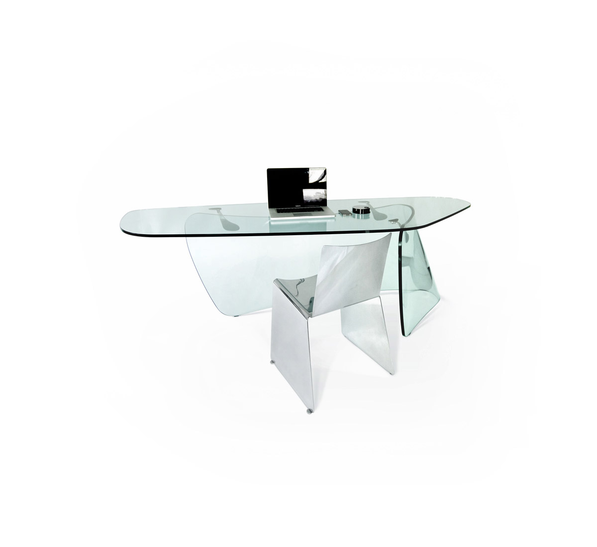 FIAM Graph Desk Glass