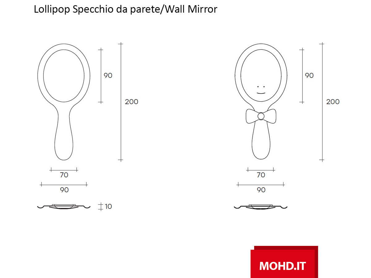 FIAM Lollipop Mirror Wall