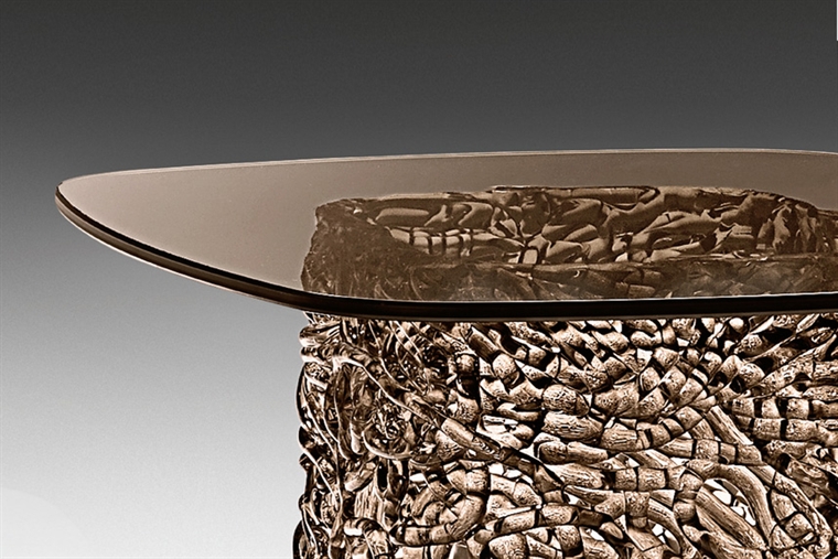 FIAM Macrame Coffee Table High Bronze