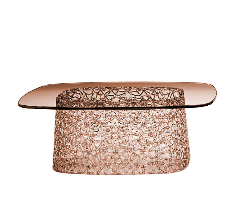 FIAM Macrame Coffee Table Low Bronze